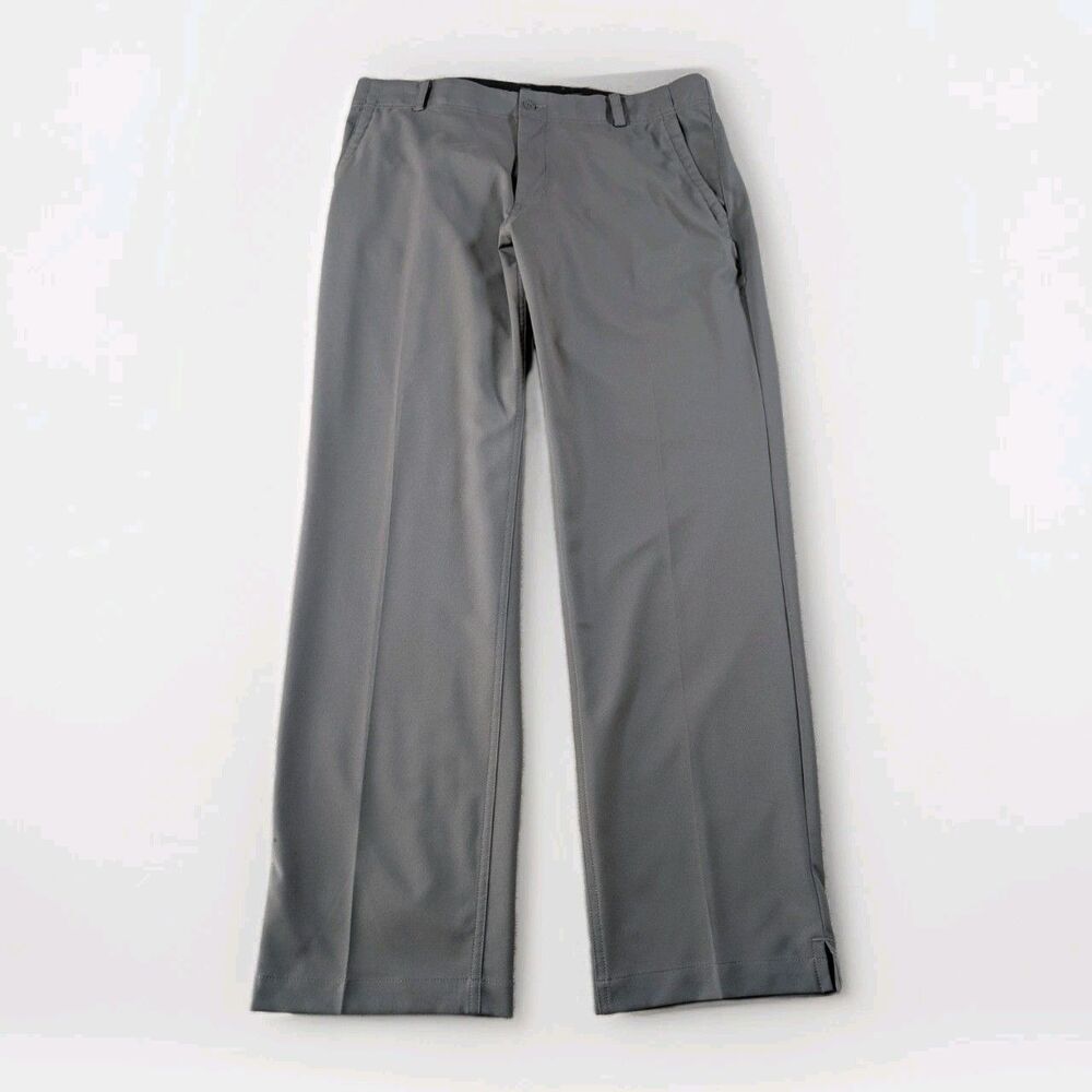 Nike Dri Fit Flex Golf Pants Mens 36x32 Gray Stretch Performance Casual
